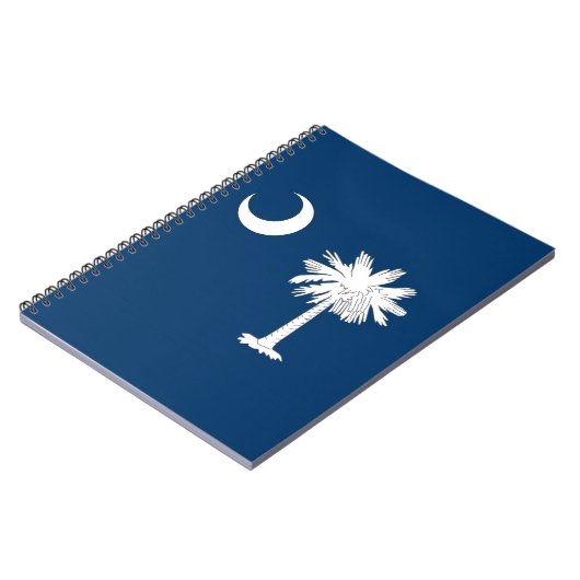 サウスカロライナ州旗を持つノート州 ノートブック (左側)