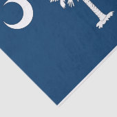 サウスカロライナ州旗を持つ愛国的ティッシュペーパー 薄葉紙 (詳細)