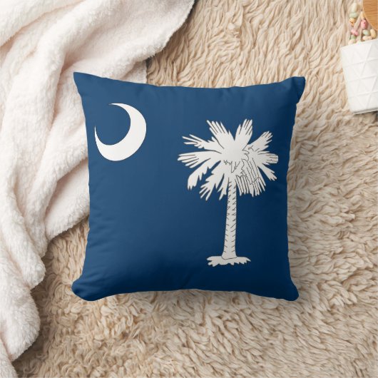 サウスカロライナ州旗アメリカのモージョピロー クッション (ブランケット)