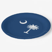 サウスカロライナ州旗デザインデコール ペーパープレート (アングル)