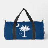 サウスカロライナ州旗フィットネススポーツ ダッフルバッグ (正面)