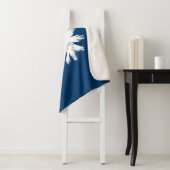 サウスカロライナ州旗プリント愛国心 シェルパブランケット (インサイチュ)