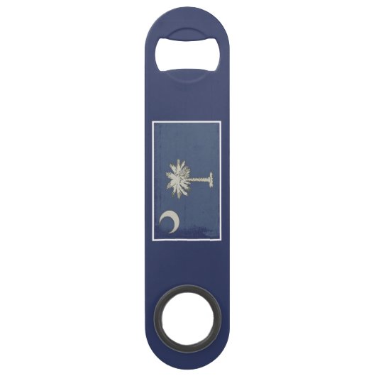 サウスカロライナ州旗ボトルオープナー スピード栓抜き (正面)