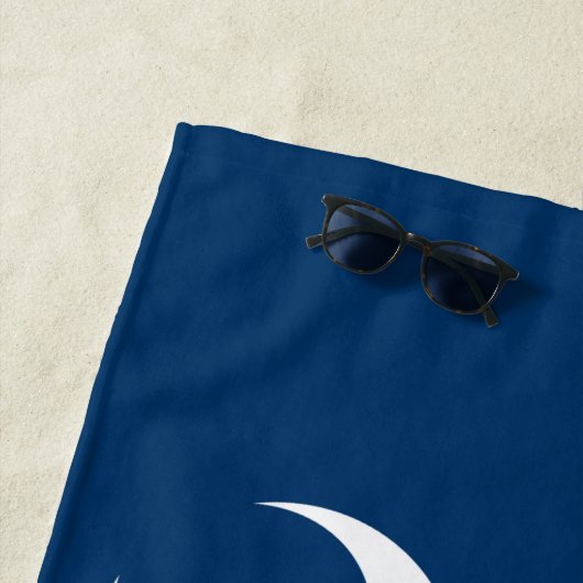 サウスカロライナ州旗モノグラムの&ビーチタオル ビーチタオル (インサイチュ)