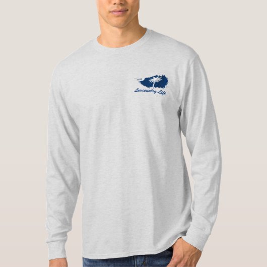 サウスカロライナ州旗ローカントリー生活のお土産 Tシャツ (正面)