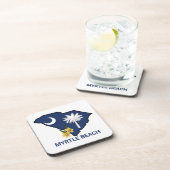 サウスカロライナ州旗州フラワーイエロージェサミン コースター (右側)