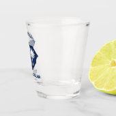 サウスカロライナ州旗州フラワーイエロージェサミン ショットグラス (右)