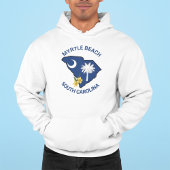 サウスカロライナ州旗州フラワーイエロージェサミン パーカ