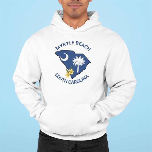 サウスカロライナ州旗州フラワーイエロージェサミン パーカ