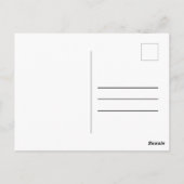 サウスカロライナ州旗州フラワーイエロージェサミン ポストカード (裏面)