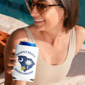 サウスカロライナ州旗州フラワーイエロージェサミン 缶クーラー