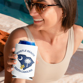 サウスカロライナ州旗州フラワーイエロージェサミン 缶クーラー