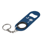 サウスカロライナ州旗 キーホルダー栓抜き (正面アングル)