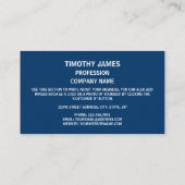 サウスカロライナ州旗、サウスカロライナ州旗 名刺 (裏面)