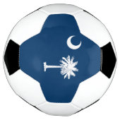 サウスカロライナ州旗 サッカーボール (回転)
