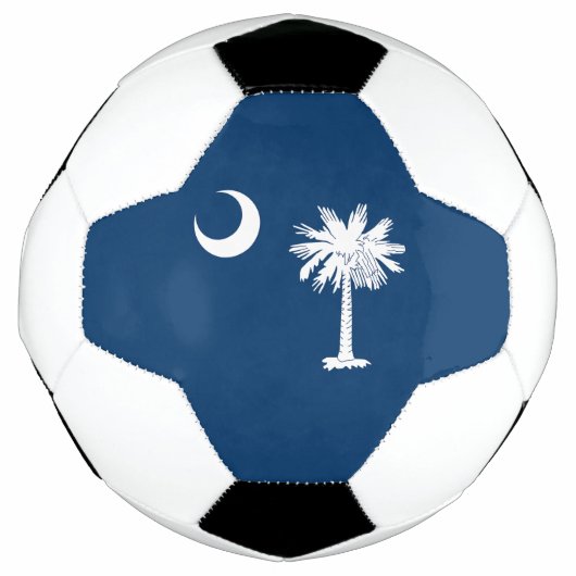 サウスカロライナ州旗 サッカーボール (正面)