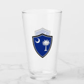 サウスカロライナ州旗 タンブラーグラス (正面)