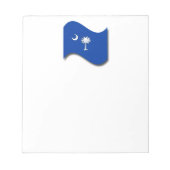 サウスカロライナ州旗 ノートパッド (正面)