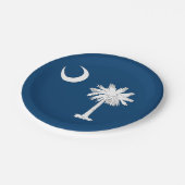 サウスカロライナ州旗 ペーパープレート (アングル)