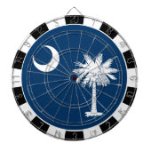 サウスカロライナ州旗/ボード ダーツボード (正面)