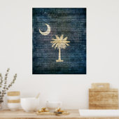 サウスカロライナ州旗 ポスター (キッチン)