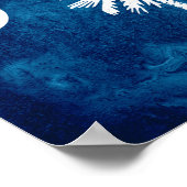 サウスカロライナ州旗 ポスター (角)