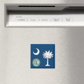 サウスカロライナ州旗 マグネット (インサイチュ (食洗機))