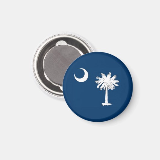 サウスカロライナ州旗 マグネット (正面/裏面)
