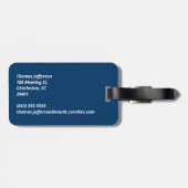 サウスカロライナ州旗 ラゲッジタグ (裏面横)