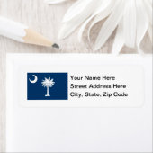 サウスカロライナ州旗 ラベル (インサイチュ)