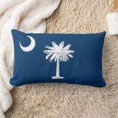 サウスカロライナ州旗 ランバークッション (ブランケット)