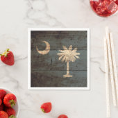 サウスカロライナ州旗（旧木目） スタンダードカクテルナプキン (インサイチュ)