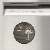 サウスカロライナ州旗（旧木目） マグネット (インサイチュ (食洗機))