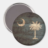 サウスカロライナ州旗（旧木目） マグネット (正面/裏面)