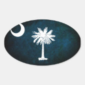 サウスカロライナ州旗; 楕円形シール (正面)