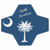 サウスカロライナ州旗/米国スポーツ サッカーボール (フラット)