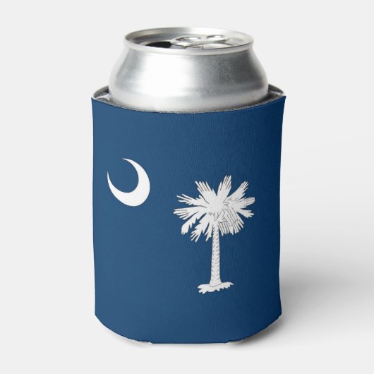 サウスカロライナ州旗 缶クーラー (缶正面)