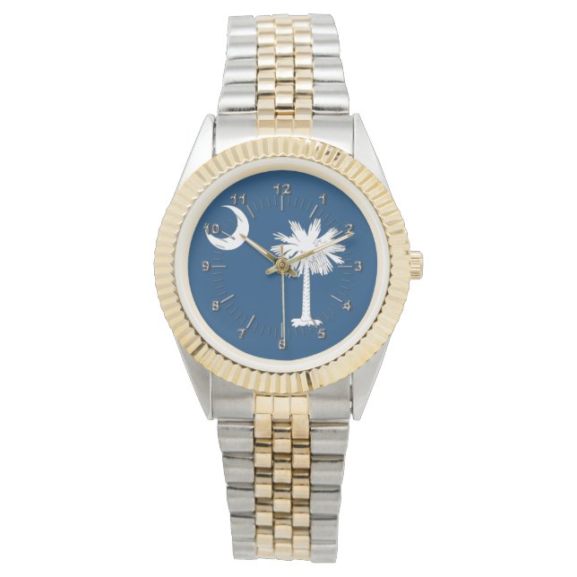 サウスカロライナ州旗 腕時計 (正面)