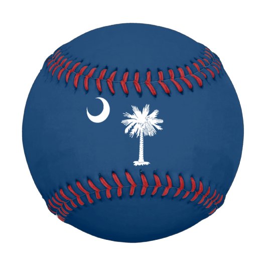 サウスカロライナ州旗 野球ボール (正面)