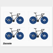 サウスカロライナ州旗 長方形シール (シート)