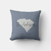 サウスカロライナ州概要装飾用クッション クッション (正面)