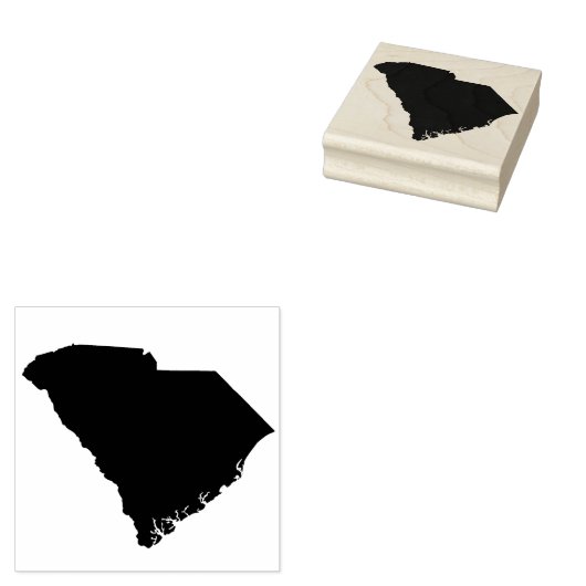 サウスカロライナ州無地のラバーアートスタンプ ラバースタンプ (押印)