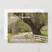 サウスカロライナ州道はがき ポストカード (正面/裏面)