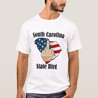 サウスカロライナ州鳥Tシャツ中指 Tシャツ