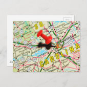 サウスカロライナ州，コロンビア ポストカード (正面/裏面)