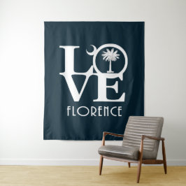 サウスカロライナ州LOVE Florence タペストリー