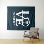 サウスカロライナ州LOVE Florence タペストリー (インサイチュ(横))