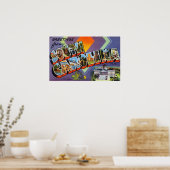 サウスカロライナ旅行からのヴィンテージの挨拶 ポスター (キッチン)