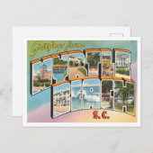 サウスカロライナ旅行マートルビーチからの挨拶 ポストカード (正面/裏面)