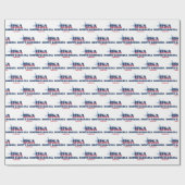 サウスカロライナ星とストライプ州 ラッピングペーパー (フラット)